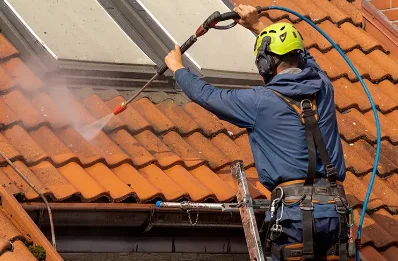 Démoussage et hydrofuge de toiture à Gentelles
